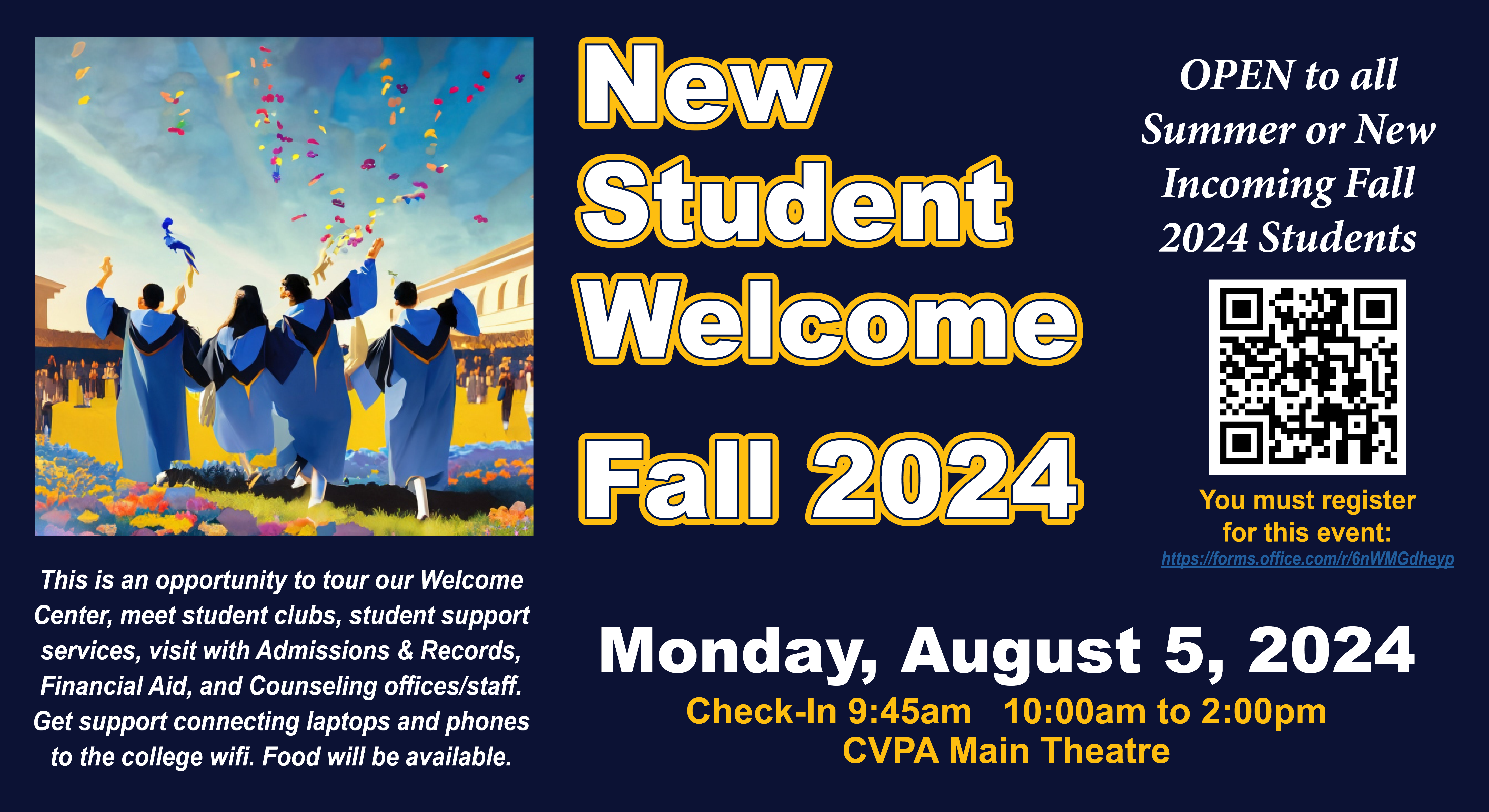 New Student Welcome Fall 2024