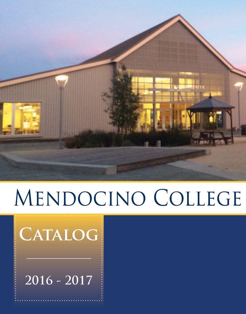 2016-2017 college catalog cover