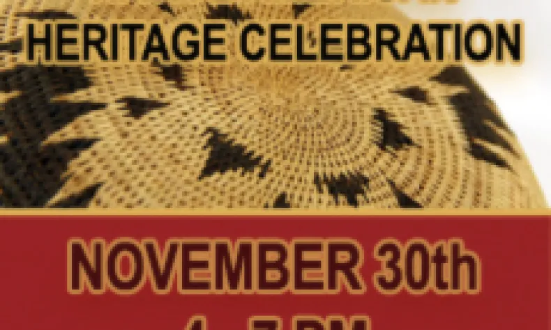 Native American Heritage Celebration November 30th