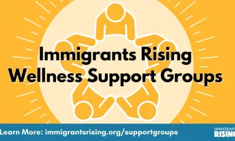Immigrants Rising Wellness Support Groups logo
