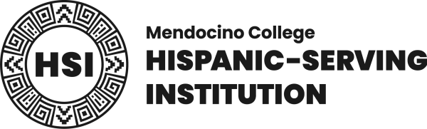 Text reading Mendocino College Hispanic Serving Institution