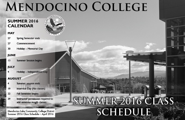 summer 2016 schedule